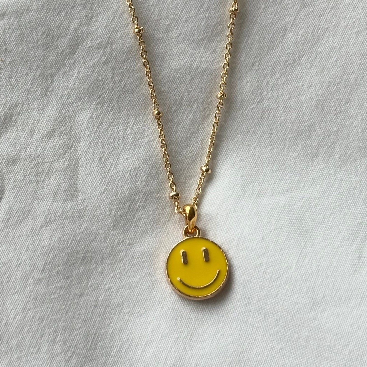 Yellow Happy Necklace