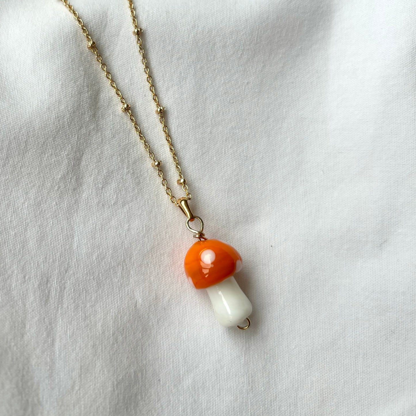 Mushroom Necklace
