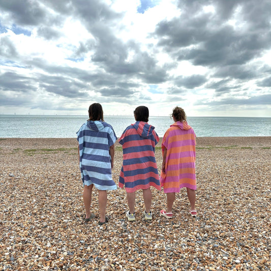 Striped Beach Changing Robe