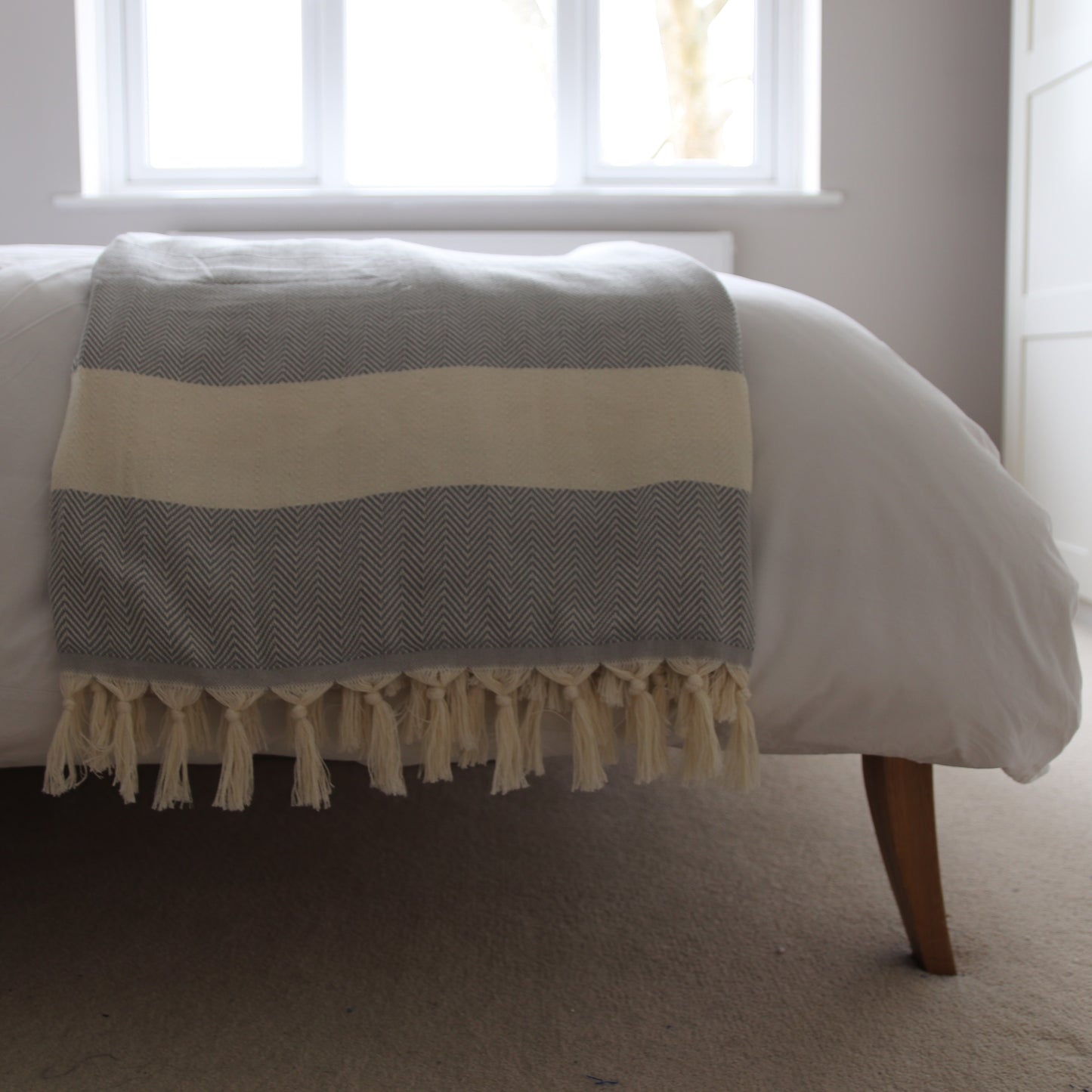Cloud Huge Cotton Hammam Throw / Blanket