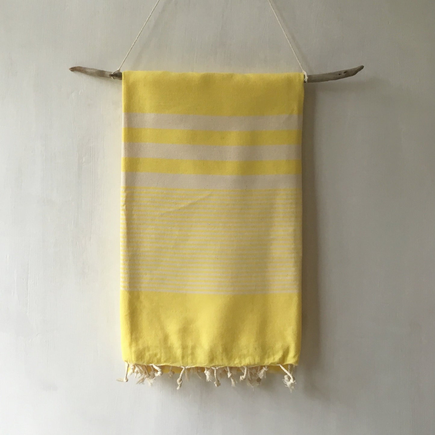 yellow hammam towel