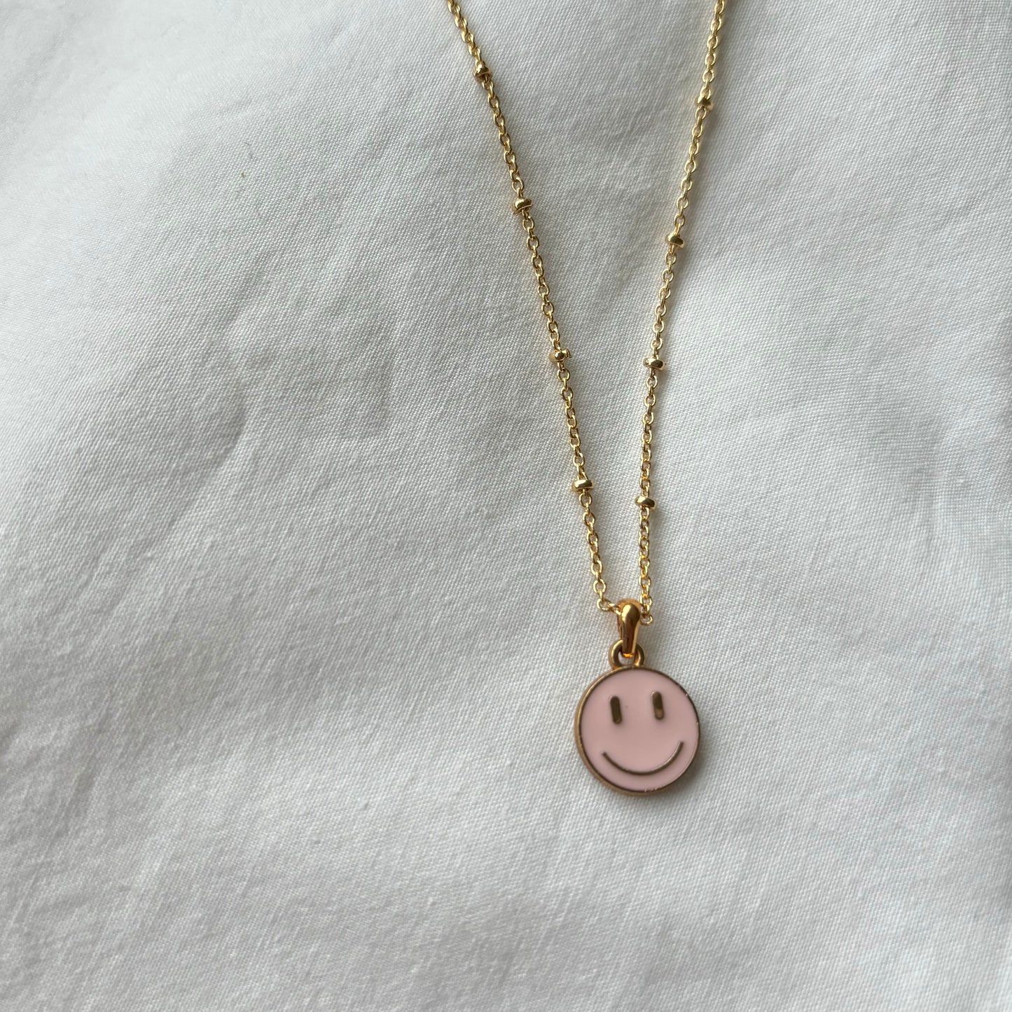 Pink Happy Necklace