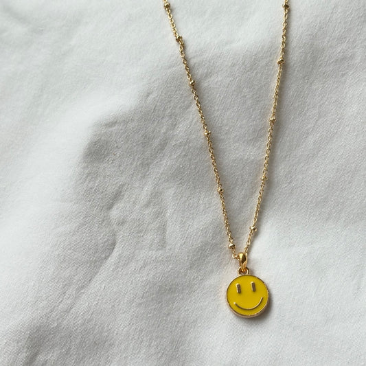 Yellow Happy Necklace