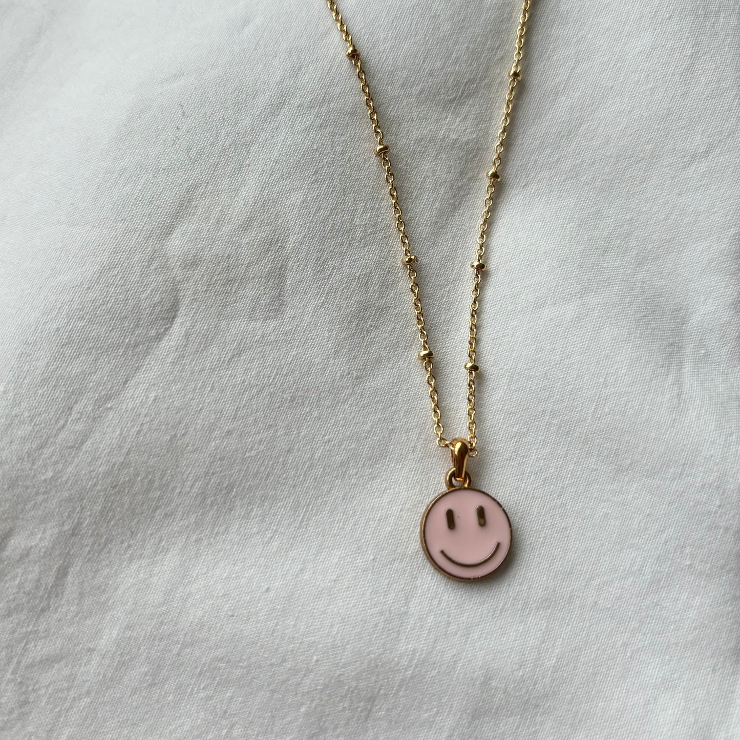 Pink Happy Necklace