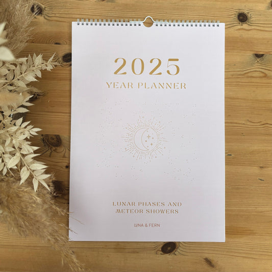 A3 2025 Moon Phases Planner